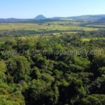 Terreno 13,7 hectáreas vista aérea colinas La Colmena Paraguay