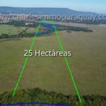 ista aérea terreno 25 hectáreas en venta La Colmena Paraguay