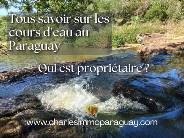 Cours d'eau Paraguay propriétaire